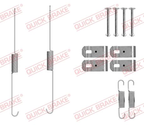 QUICK BRAKE Tarvikesarja, jarrukengät 105-0888